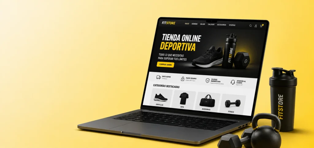 Diseño de tienda online deportiva
